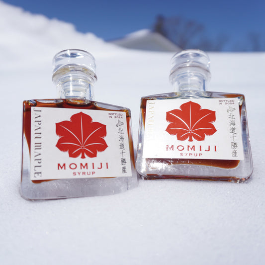 【送料無料・数量限定】十勝産メープルシロップ「MOMIJI SYRUP(モミジシロップ)」とパンケーキミックスギフトセット
