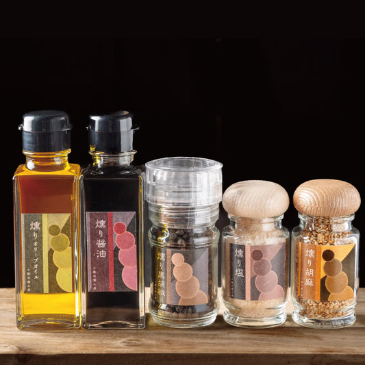 【送料無料】十勝冷燻工房 燻りシリーズ調味料5種セット【ギフトセット】