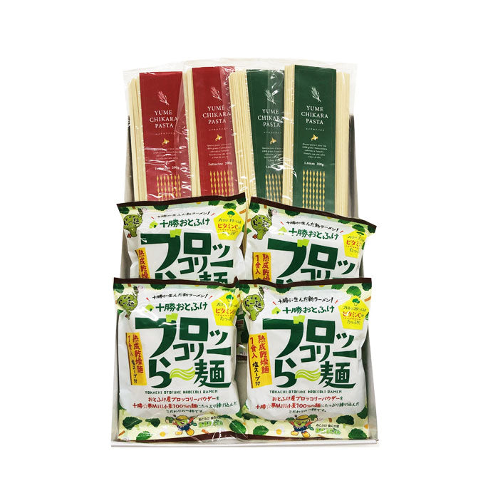 北海道の麺類ギフトセット(パスタ、ブロッコリーら〜麺)