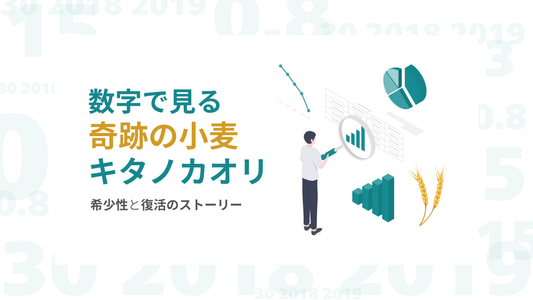 数字で見る「奇跡の小麦」キタノカオリ｜希少性と復活のストーリー