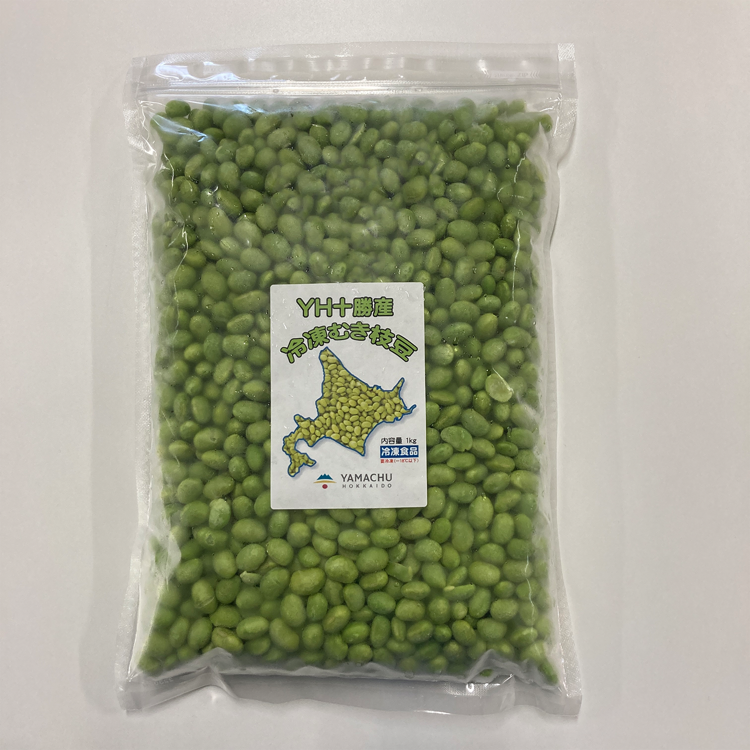 北海道産の冷凍枝豆1kgパック