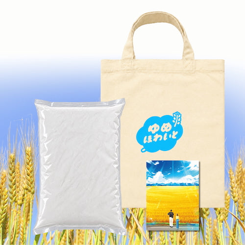 【100袋限定】新・北海道産小麦粉 ゆめほわいと 1kg/送料無料